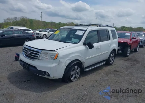 2014 Honda Pilot Ex-L из США, поврежденный, VIN 5FNYF3H50EB005811